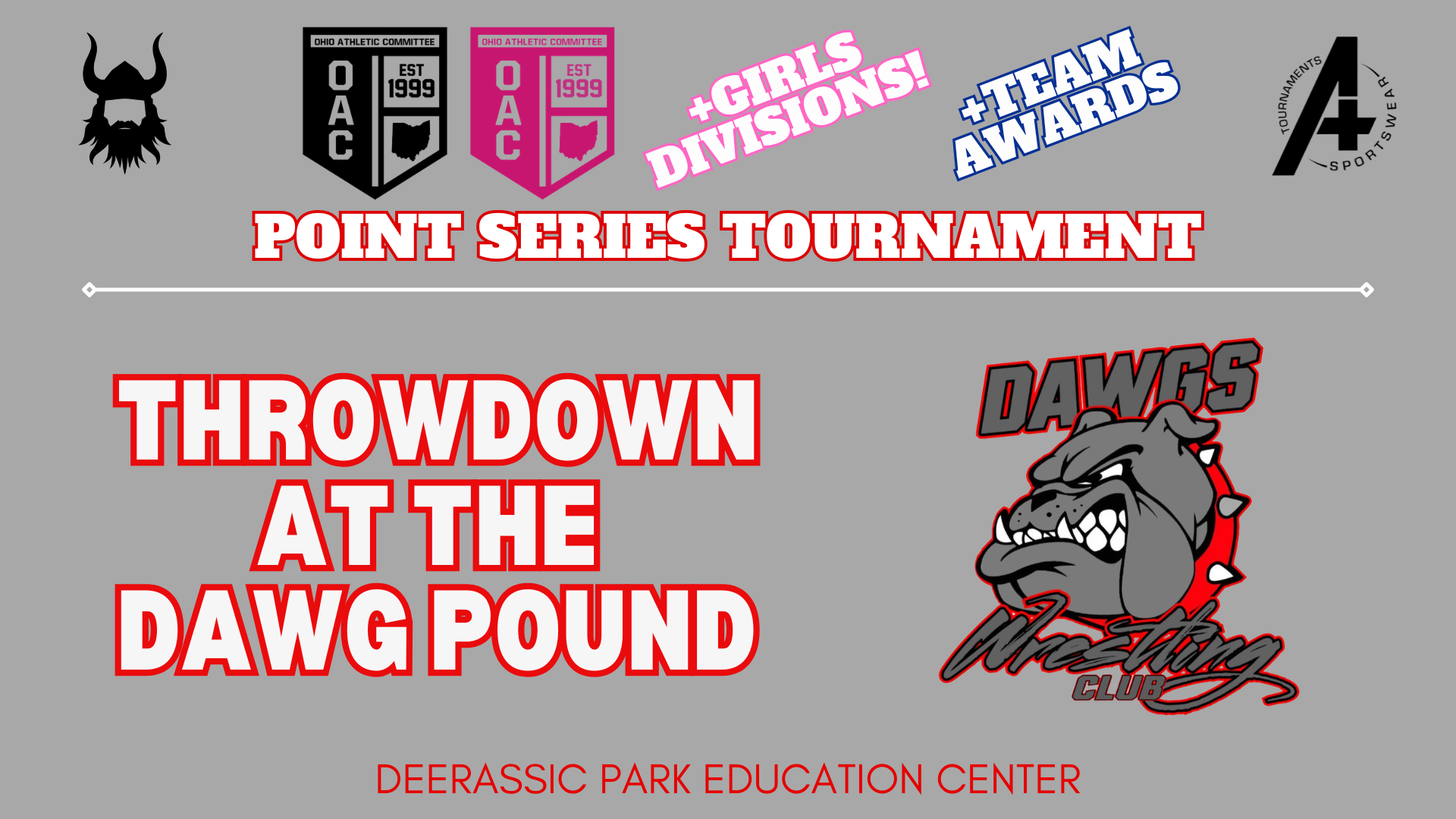 Throwdown at the Dawg Pound HIGH SCHOOL BOYS & GIRLS Open Tournament
